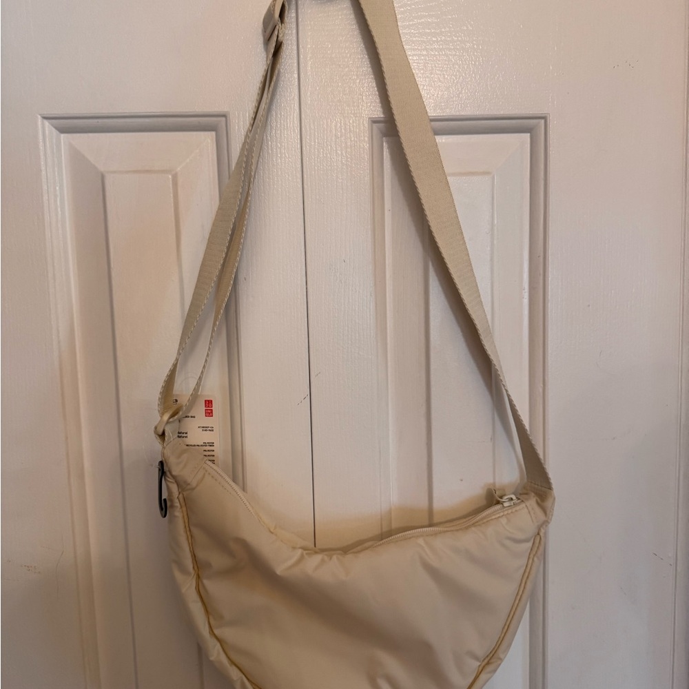 Uniqlo Cream Crossbody Bag New with tags